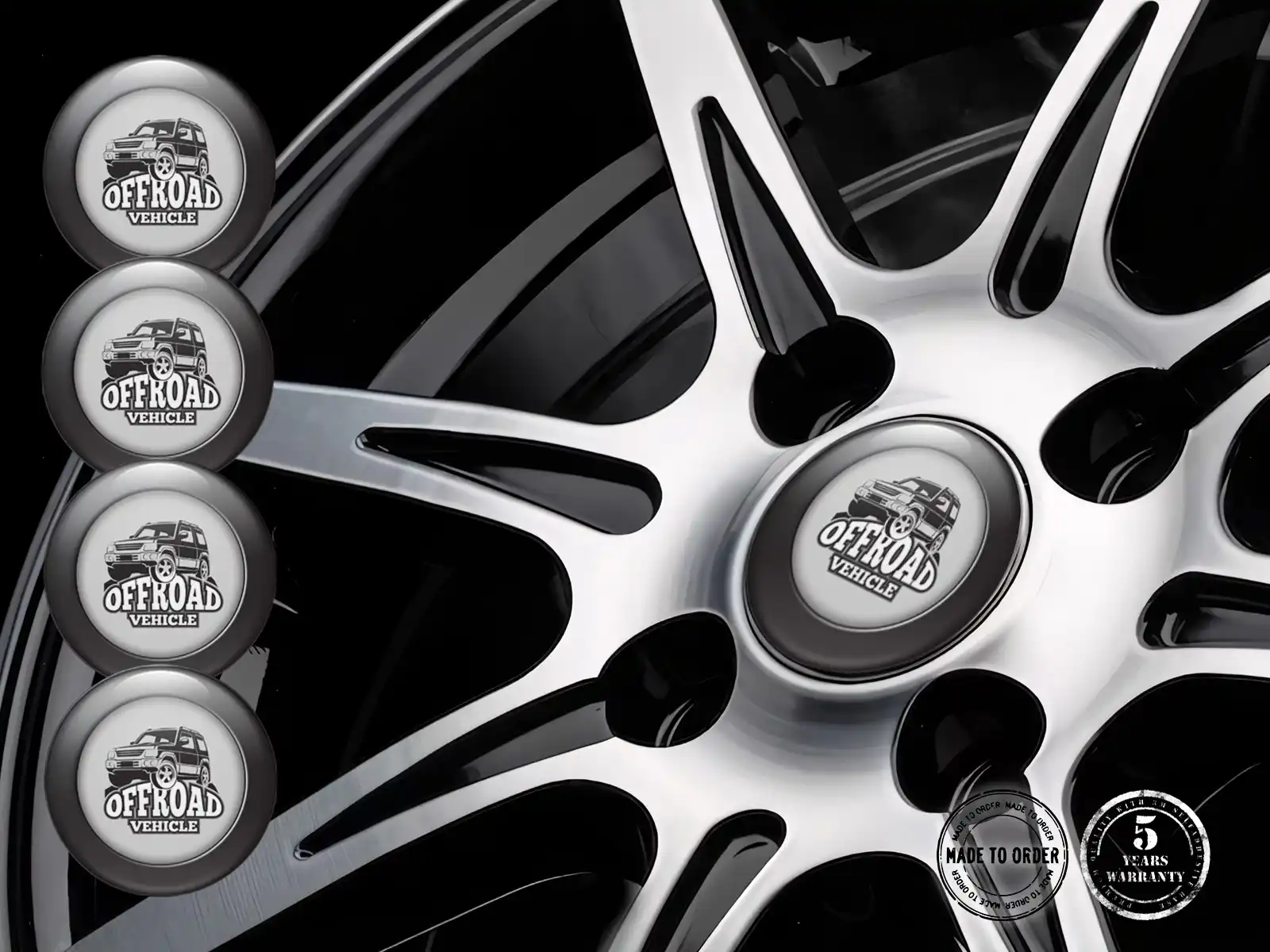 Wheel Stickers Sports Temporal Thrust Wave